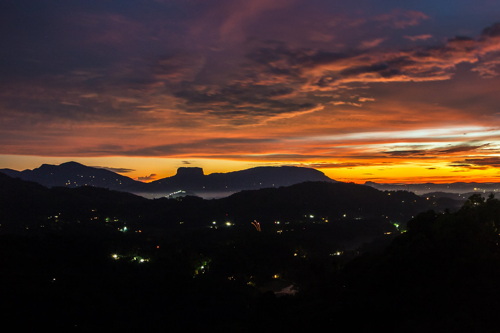 Sunset over Bible Rock